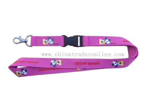 Silk screen printing lanyard from China