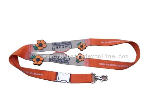 Silk screen printing lanyard from China