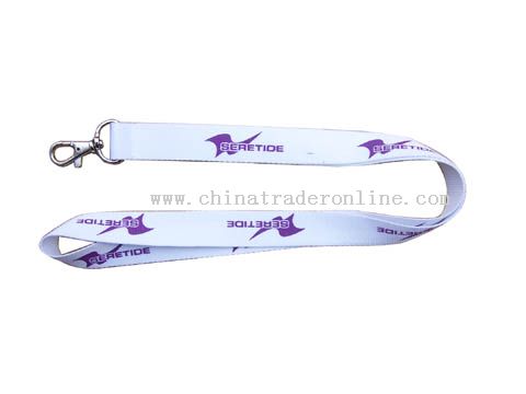 Silk screen printing lanyard from China