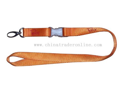 both side and one colours nylon lanyard