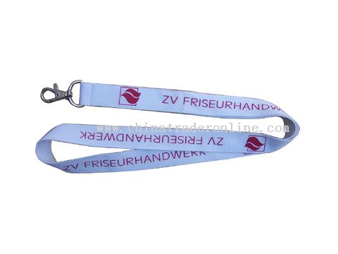 one side and one colour lanyard