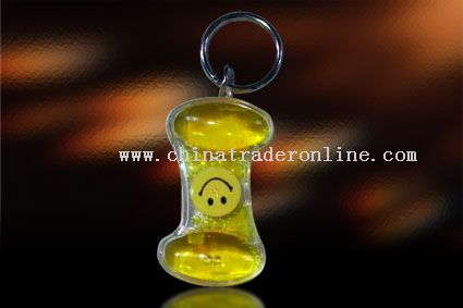 LIQUID FLOATING KEYCHAIN from China