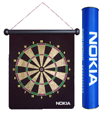 Magnetic dart board from China