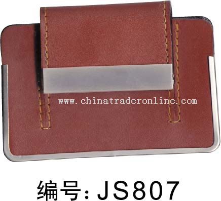 Leather Name Card from China