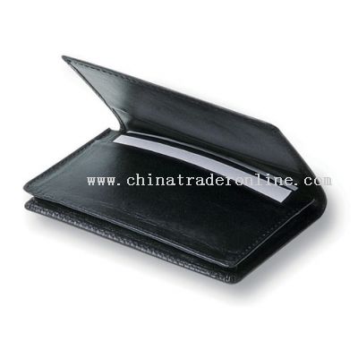 Business Card Holder with 10mm gusset and manufactured in Brazillian Cowhide from China