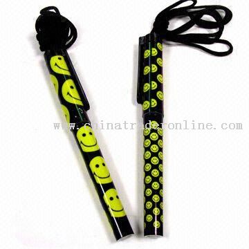 Smiley Printed Plastic Novelty Pens