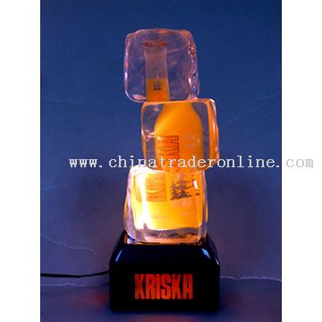 Clear Polyresin Display Bottle from China