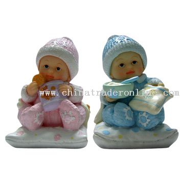 PolyResin Mini Baby Sculptures from China