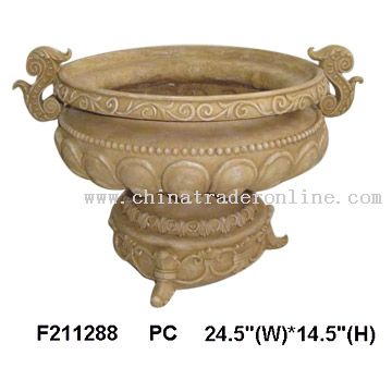 Polyresin Garden Planter from China