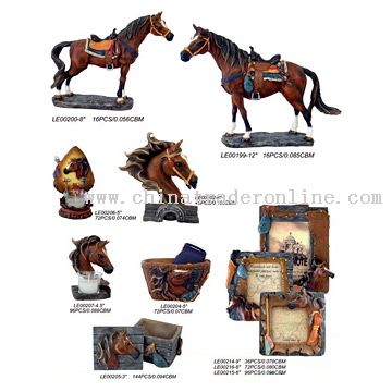 Polyresin Horses from China