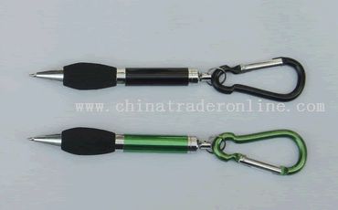 Ball Pen with Carabiner from China