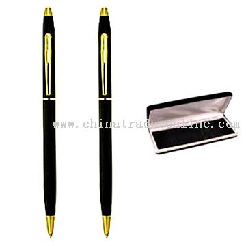 Ball Pens with gift case