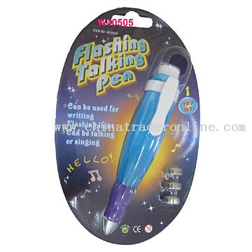 Flashing Talking Pen from China