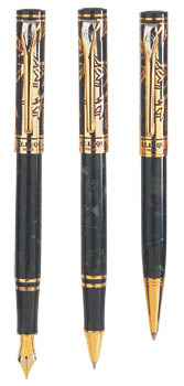 Gold Bamboo Fountain Pen from China