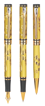 Gold Dragon-Phoenix Pen from China