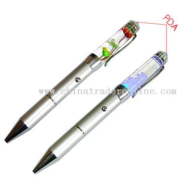 PDA Liquid Flashing Pen from China