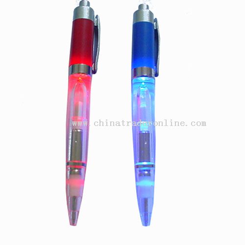 Flashing pen (Single color) Ball Pen from China