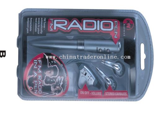 Metal Pen with Fm Radio from China