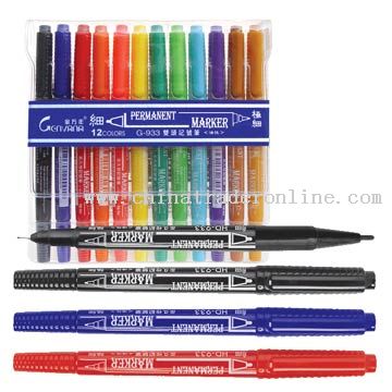 Double Point Permanent Markers from China