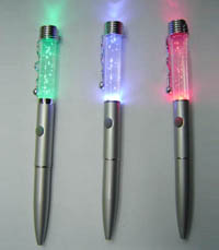 Spring Clip Flashing Pens from China
