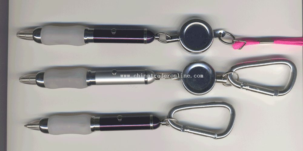 mini flash pen with Carabiner