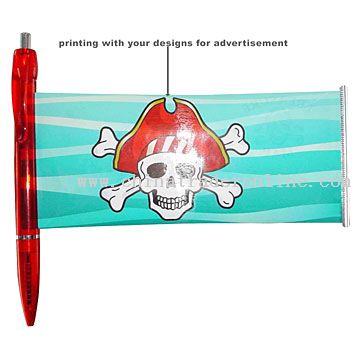 promotional flag ball pen