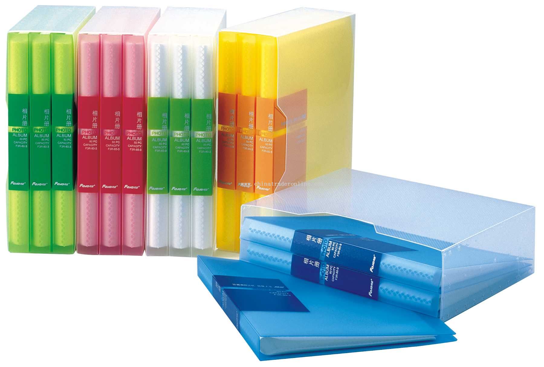 PP clear photo album holder 3 in 1