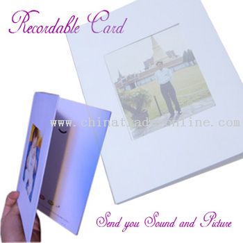 Recordable Frame Card from China