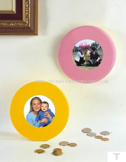 Store coin box with photoframe