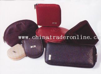 Genuine Leather Cosmestic Case from China