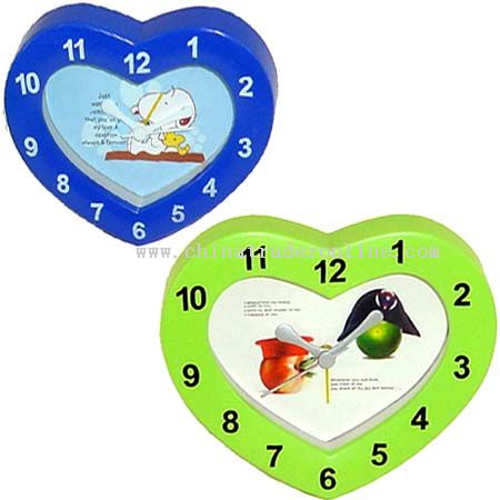 Heart Shape Alarm Clock from China