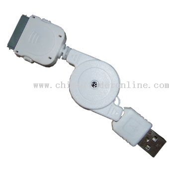IPod Retractable Charging Cable(USB 2.0) from China