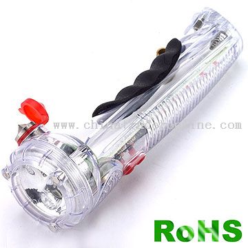 LED Flashlight With Car Alarm