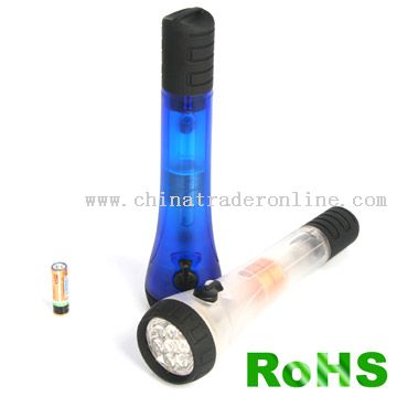 LED Shake Flashlight with 7 LEDs