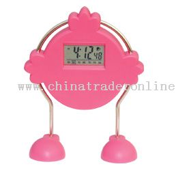 Transparent LCD clock from China