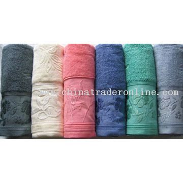 Jacquard Towel with Dobby Border from China