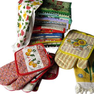 Kitchen Towel/Apron/Glove/Holder Pad from China