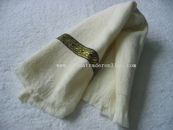 Velour Kitchen Towel with Lace from China
