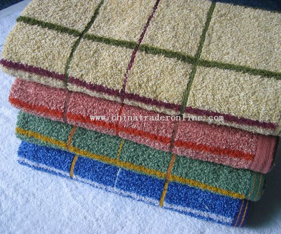 Yarn Dyed Terry Bath Towel from China