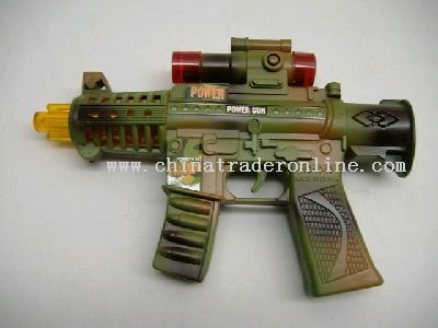 Musical battery-operated gun from China