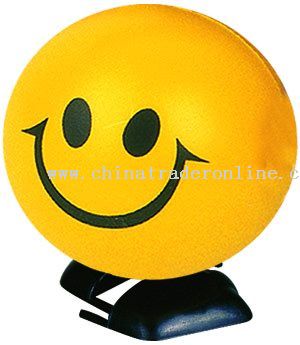 PU Walking Smile Face Ball