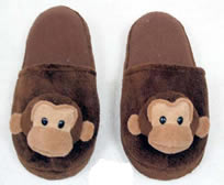 Monkey Slipper (Brown) from China