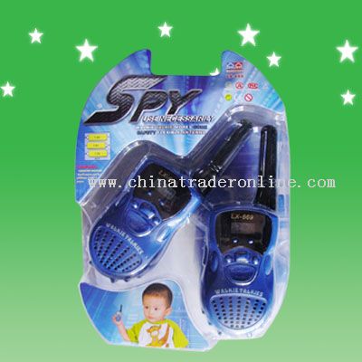 WALKIE TALKIE W/TIME DISPLAY from China