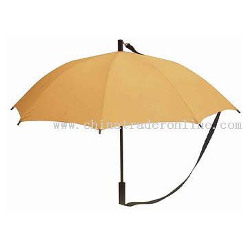 Auto Open Straight Umbrella with PP Strap