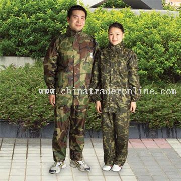 Mini Jacket-Style Raincoat Suits from China