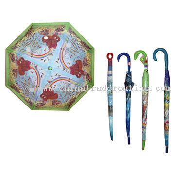 Offset Printed Childrens Umbrellas from China