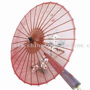 Silk-cloth umbrellas from China