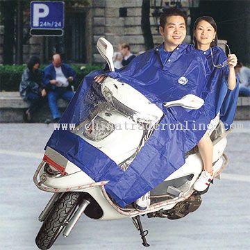 Pearl Shinning Nylon Motorcycle Raincoat Set from China