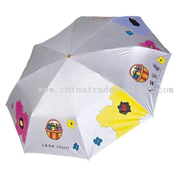 Three-Fold Umbrella from China