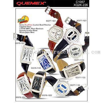 Leather Band Watches from China